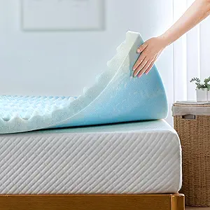 Zinus Zoned Memory Foam Mattress Topper 